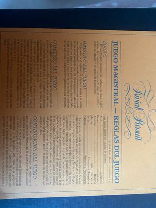 Juego Trivial Pursuit Magistral