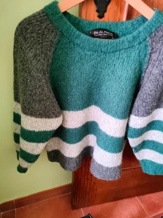 Jersey de lana a rayas