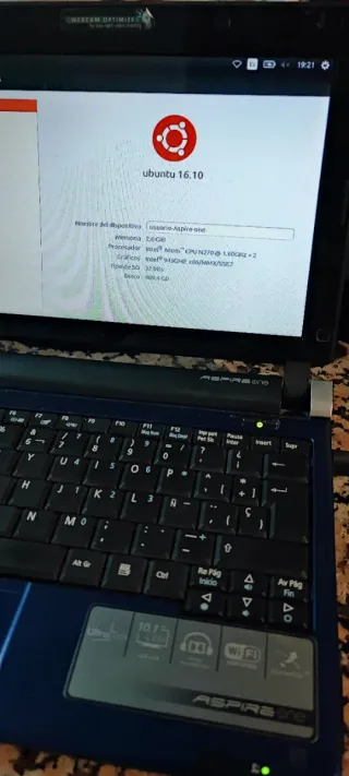Acer Aspire One Ubuntu 16.10