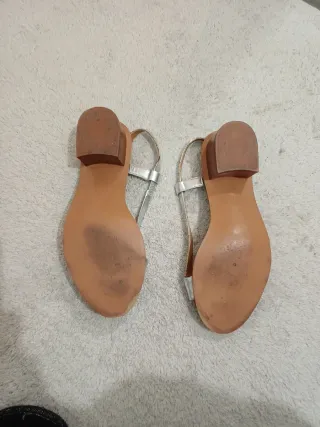 Sandalias Zara Plataforma Adornada