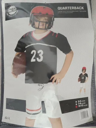 Disfraz Quarterback Fútbol Americano Niño