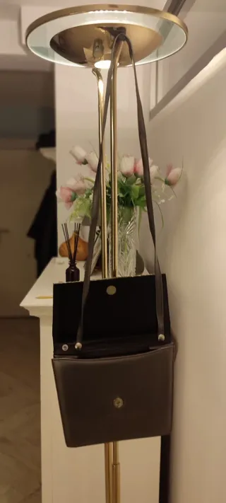 Bolso fiesta Rebeca Sanver negro y dorado