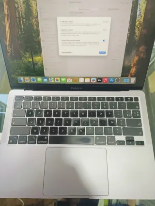 MacBook Air M1 256GB 8GB RAM 2020 Gris Espacial