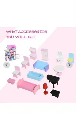 Casa de muñecas de madera