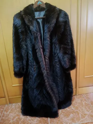 Abrigo de piel natural