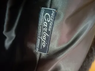 Abrigo de piel natural