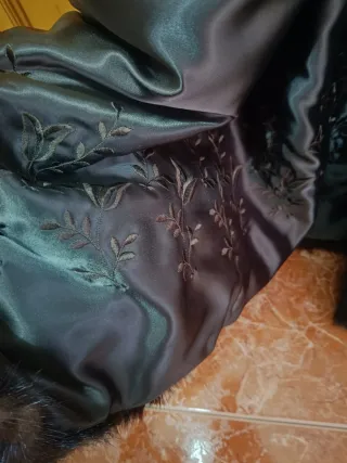 Abrigo de piel natural