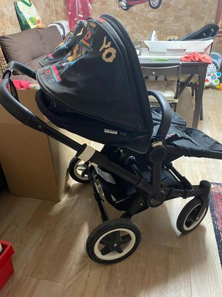 Bugaboo Donkey 2 Dúo Silla Gemelar + Capazo