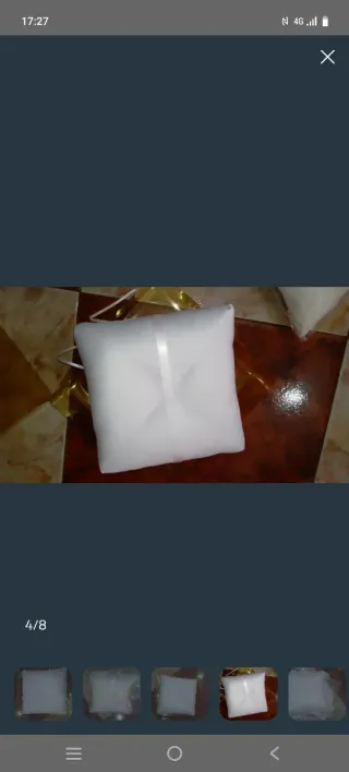 Cojín para anillos boda