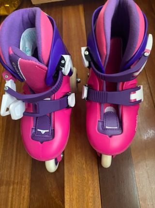 Patines en línea Decathlon niña 26-28, ajustables