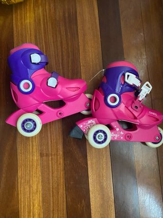 Patines en línea Decathlon niña 26-28, ajustables