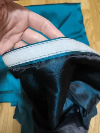 Cortinas Panel Japonés Satén Azul