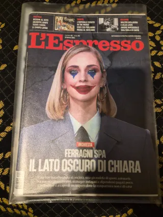 L'Espresso Magazine - Chiara Ferragni Cover