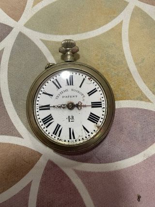 Reloj de bolsillo antiguo Système Roskope
