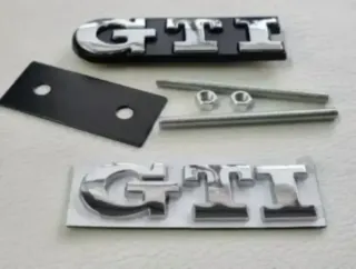 Logo GTI Parilla más Emblema Maletero Vw Golf Polo