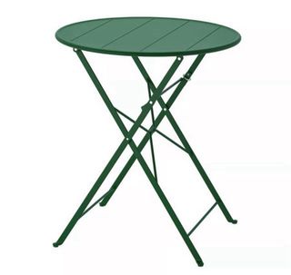 Tavolo e 2 Sedie da Giardino in Metallo