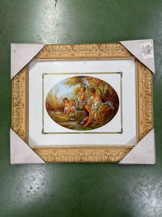 Dos cuadros iguales con diferentes marcos