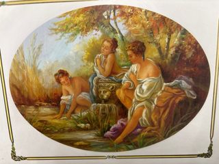 Dos cuadros iguales con diferentes marcos