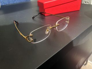 Gafas Cartier Doradas