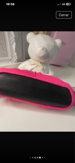 Neceser Juicy Couture rosa fucsia y negro