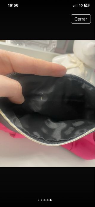 Neceser Juicy Couture rosa fucsia y negro