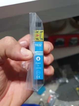 Lote cartuchos Epson E-1632C XL Cyan