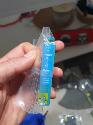 Lote cartuchos Epson E-1632C XL Cyan