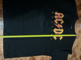 Camiseta ACDC Bonfire Negra