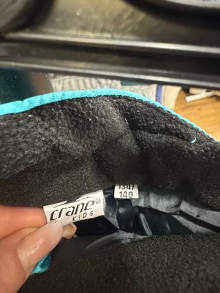 Pantalón de nieve infantil turquesa