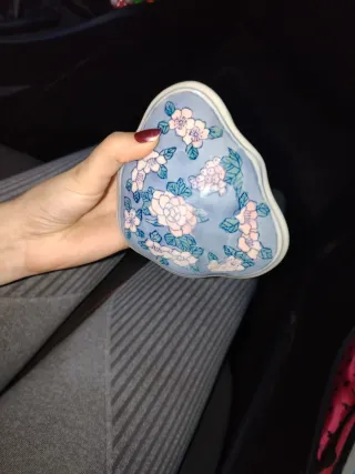 Joyero antiguo de cerámica