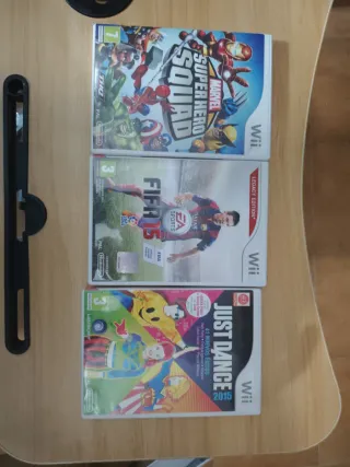 Lote 3 Juegos Wii: FIFA 15, Just Dance 2015, Marve