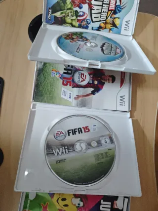 Lote 3 Juegos Wii: FIFA 15, Just Dance 2015, Marve