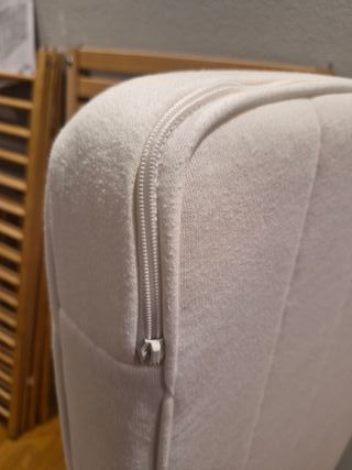 Cuna madera Gulliver Ikea, color haya. Con colchón