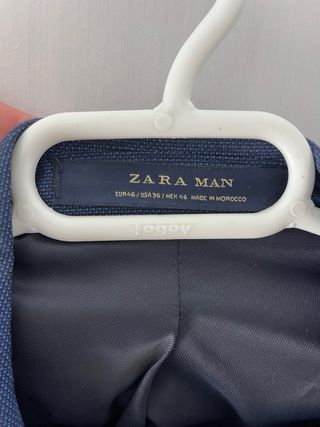 Traje Zara Man Azul Completo
