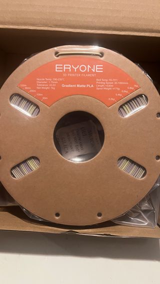 Filamento ERYONE PLA Gradiente Mate 1kg