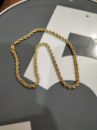 Cadena Cordón Oro Mujer Nueva