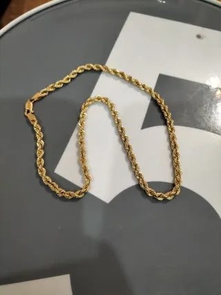 Cadena Cordón Oro Mujer Nueva