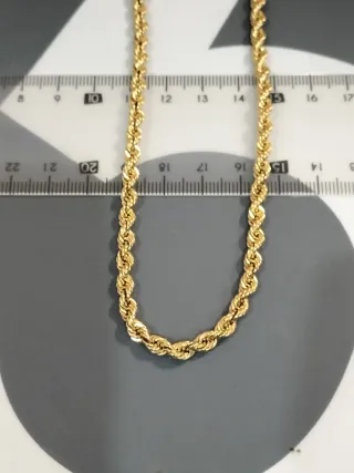 Cadena Cordón Oro Mujer Nueva