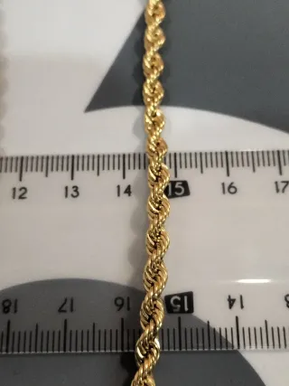 Cadena Cordón Oro Mujer Nueva