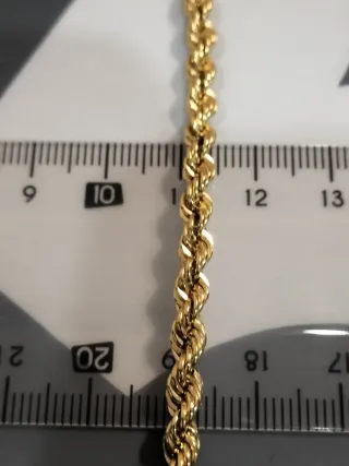 Cadena Cordón Oro Mujer Nueva