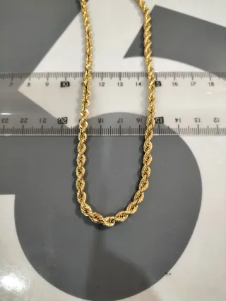 Cadena Cordón Oro Mujer Nueva