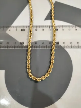 Cadena Cordón Oro Mujer Nueva