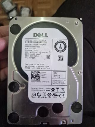 Disco Duro Dell 2TB - HDD PARA USO INTENSIVO