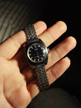 Reloj Vintage Kelton (Francia) - Plata y Azul