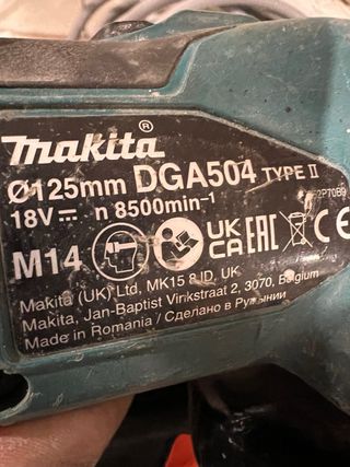 Radial Makita con Batería y Cargador