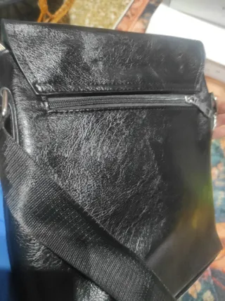 Bolso Paolo Romano Negro Cuero