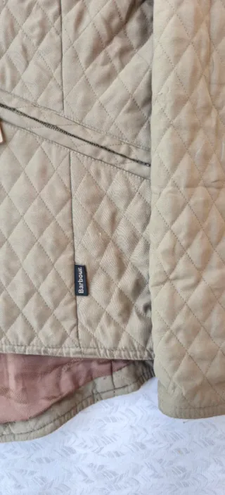Barbour Giacca-Original- Trapuntata Beige Donna-L
