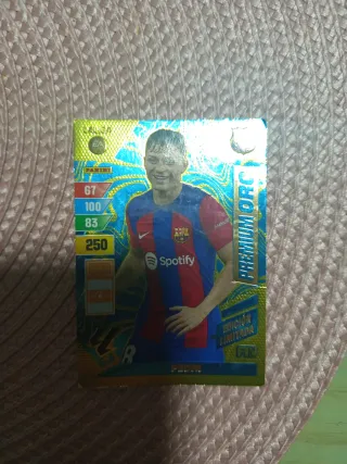 Carta Fútbol Pedri Premium Orc Edición Limitada