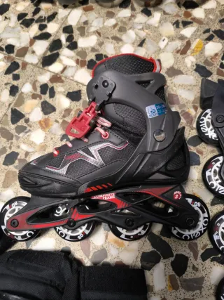 Patines Oxelo Talla 35-38 + Protecciones