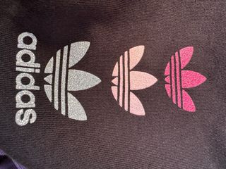 Sudadera Adidas Negra y Rosa talla S